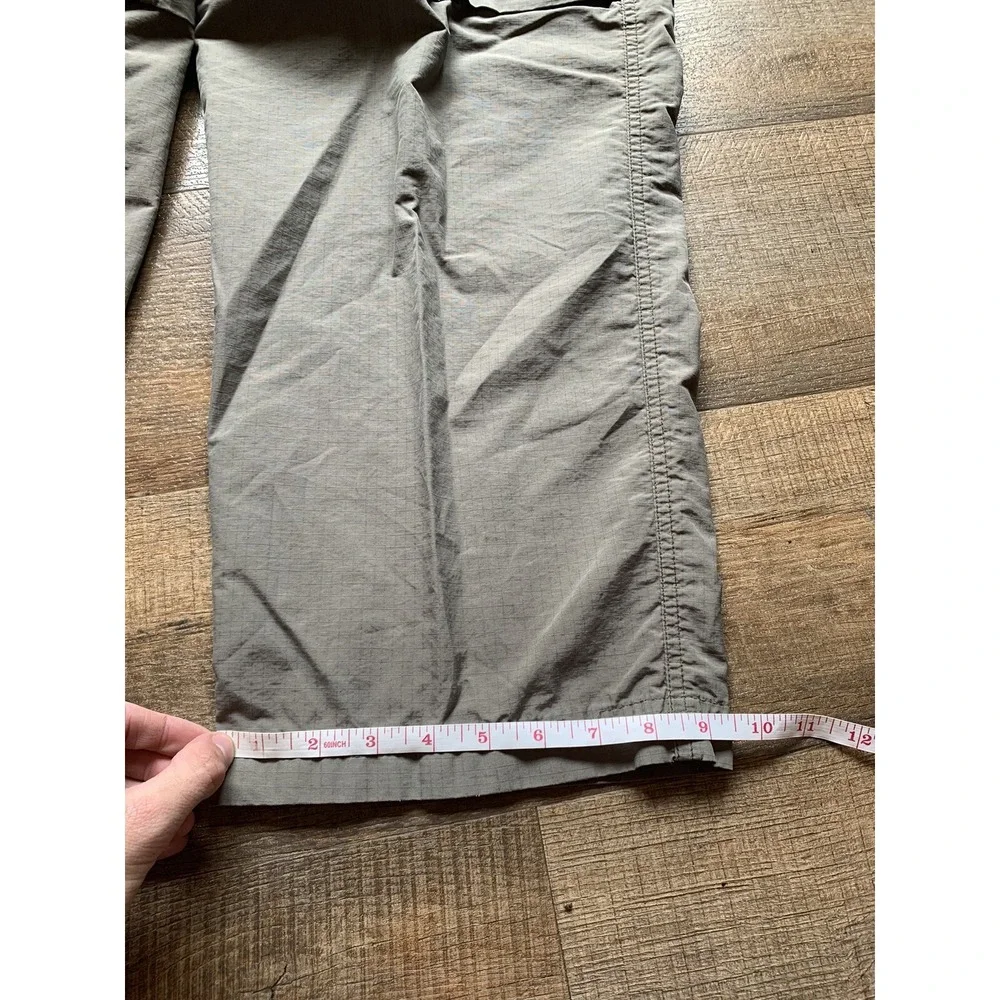 Columbia Omni Wick Convertible zip off Pants Men Gray Outdoor Hiking 36x28